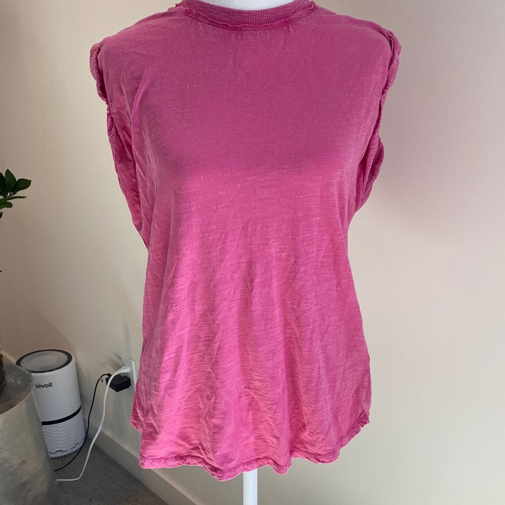 Pilcro Fuchsia Muscle Tee